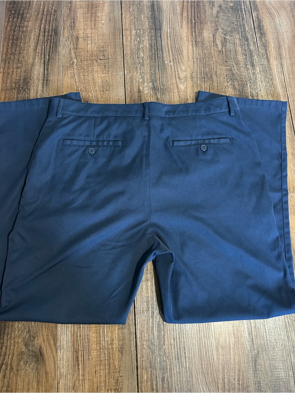 36x30 Roundtree & Yorkie Performance Navy Casual Dress Pants